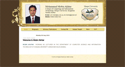 Desktop Screenshot of mobinakhtar.com