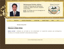 Tablet Screenshot of mobinakhtar.com